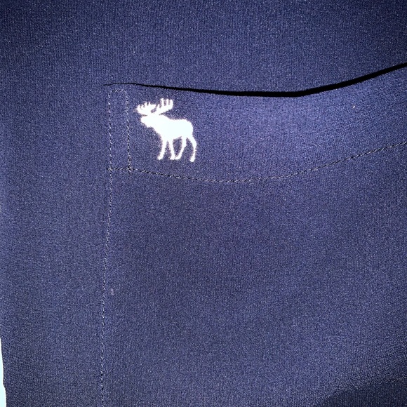 Abercrombie Blue & White Sheer Button Up - Picture 8 of 8